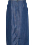 SOAKED FRIDAY SKIRT DARK BLUE DENIM