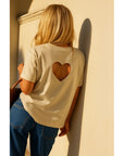 Coster Sweat blouse with heart cutout