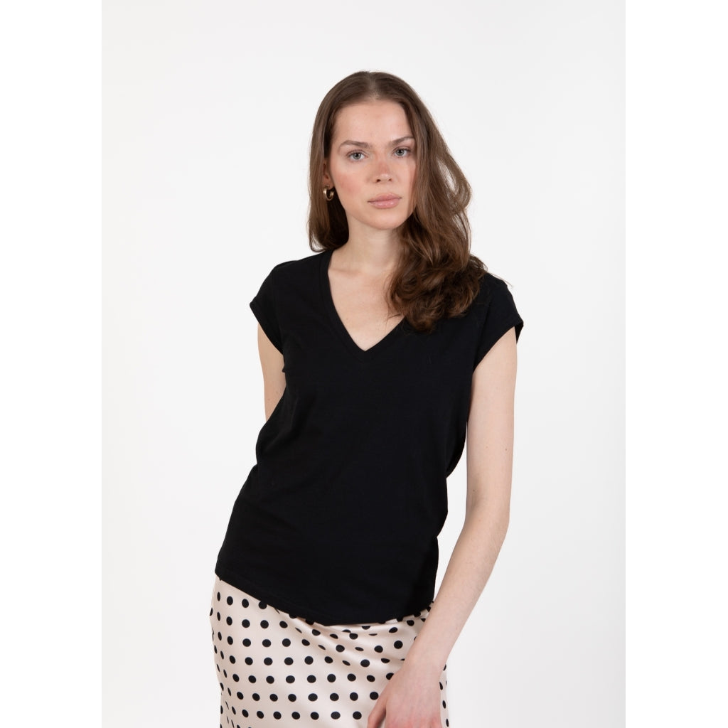 svart bas t-shirt