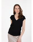 svart bas t-shirt
