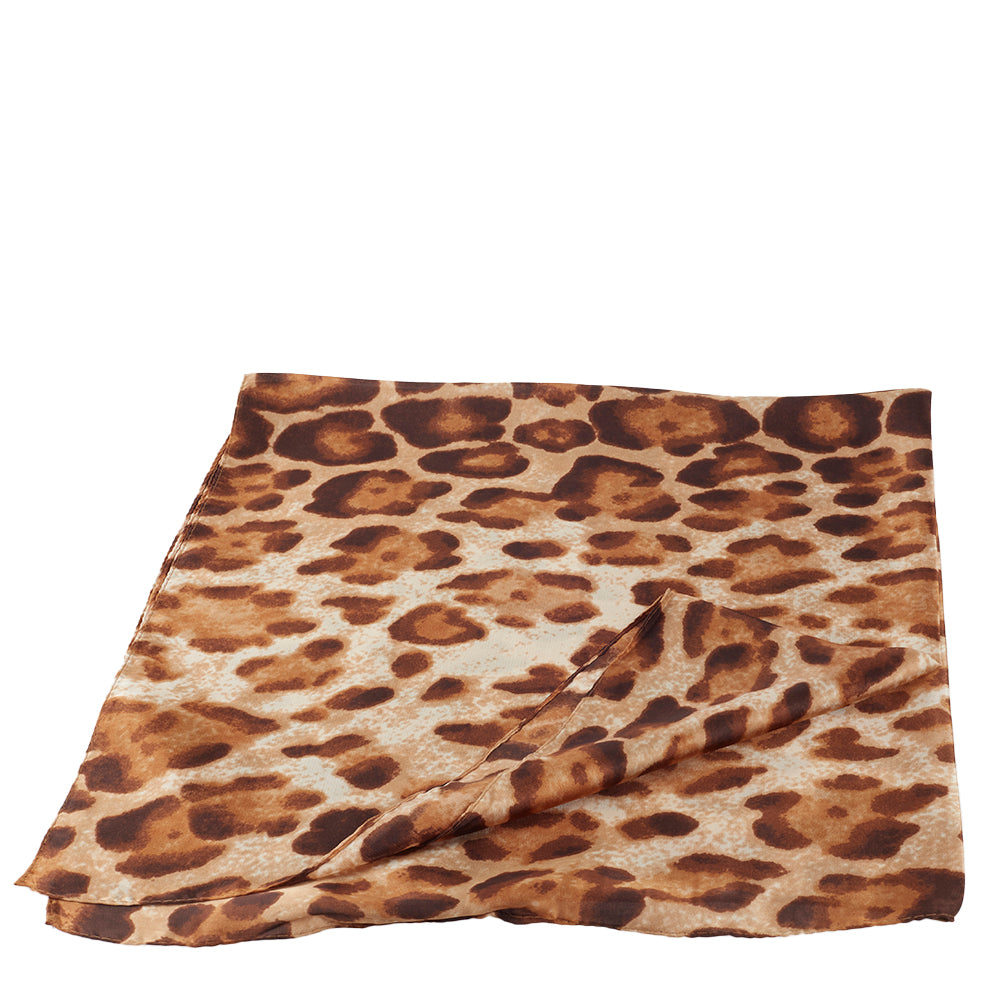 SCARF LEOPARD PRINT