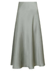 NEO NOIR KJOL BOVARY SKIRT SMOKE GREEN