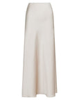 NEO NOIR VICKY HEAVY SATEEN SKIRT CHAMPAGNE