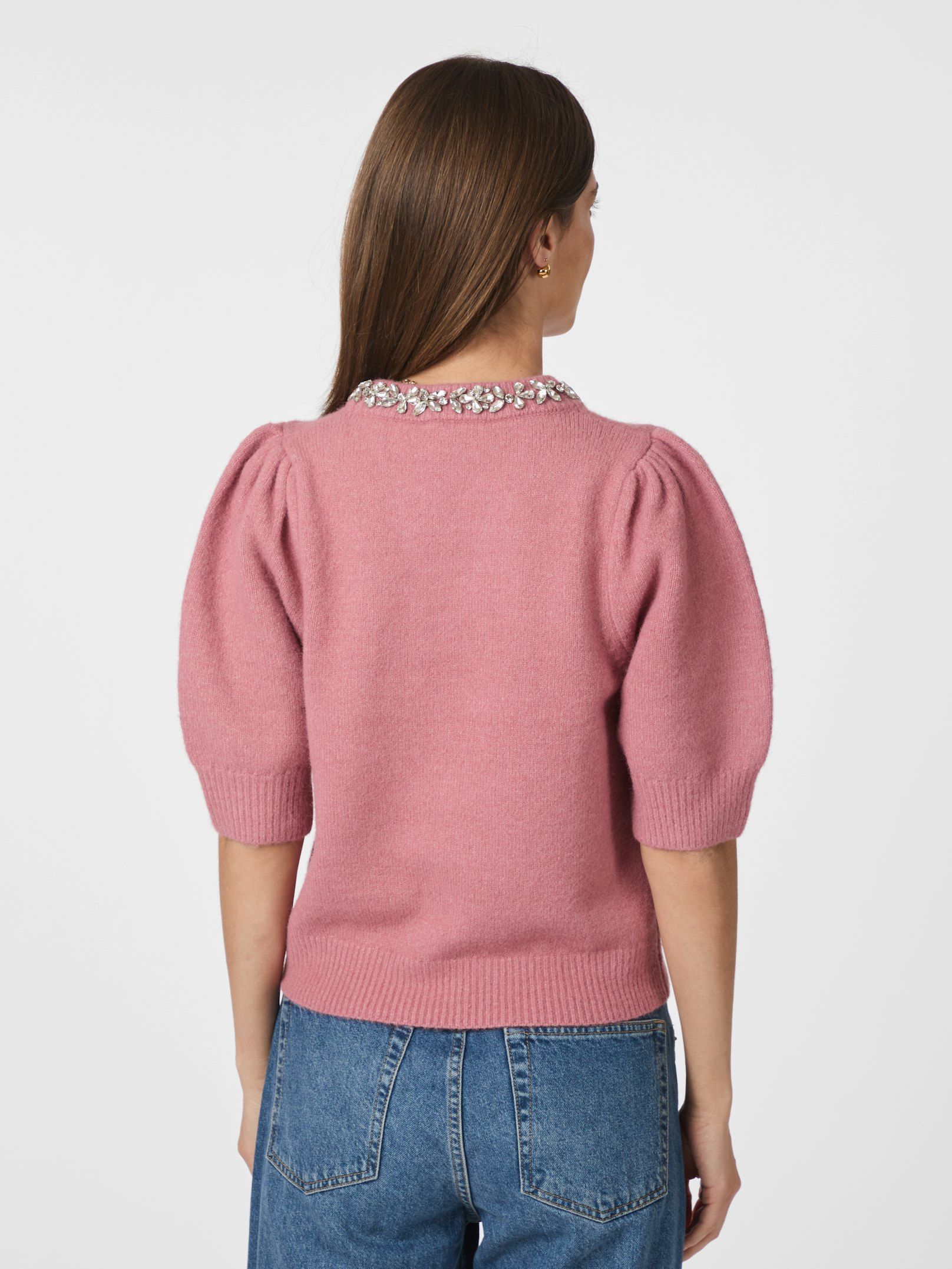 Neo Noir Maia Stone Knit blouse