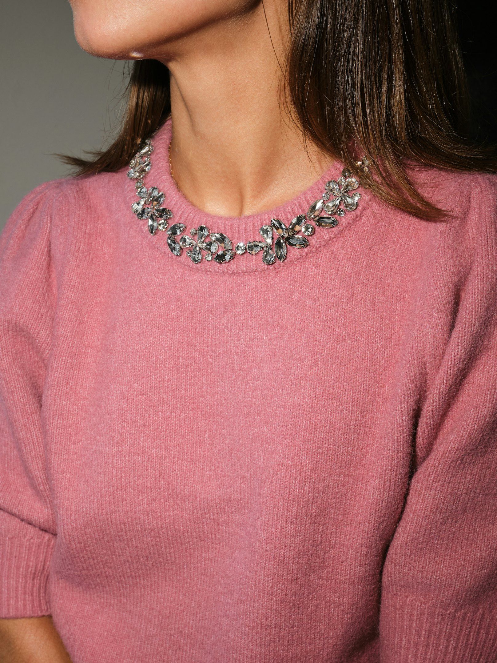 Neo Noir Maia Stone Knit blouse