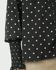 Neo Noir Camisa Dot Blouse