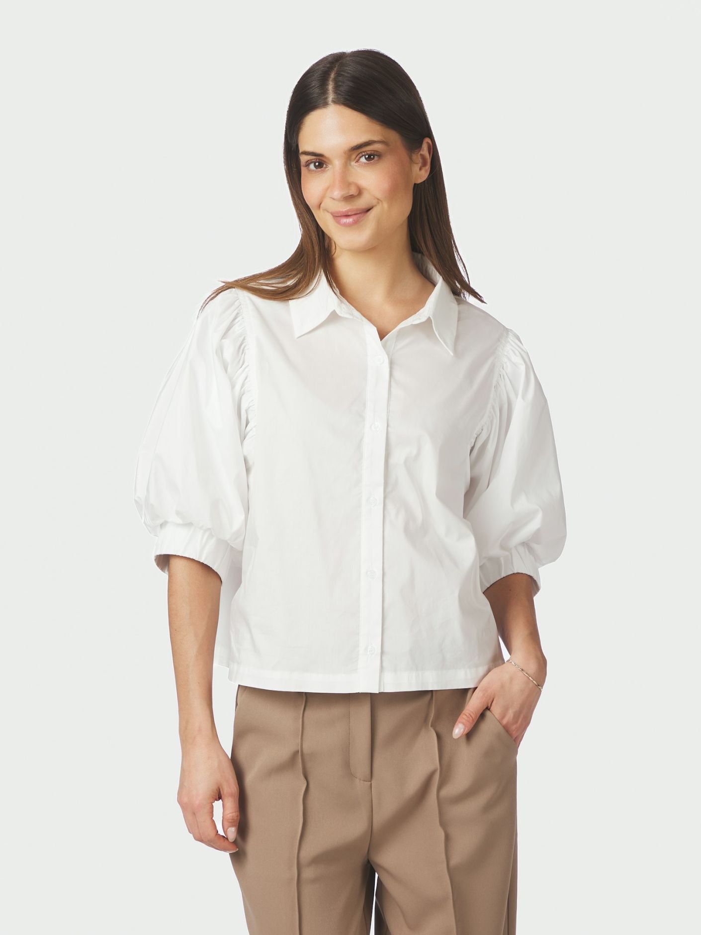 NEO NOIR Etta Poplin Shirt