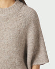 NEO NOIR Bandi Fluffy Knit Blouse