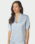 NEO NOIR Anelle Heavy Sateen Blouse