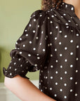 NEO NOIR Diana Dot Blouse