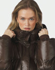 NEO NOIR Clotilde Shiny Puffer Jacket