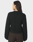NEO NOIR Gio Fluffy Knit Cardigan