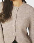 NEO NOIR Gio Fluffy Knit Cardigan