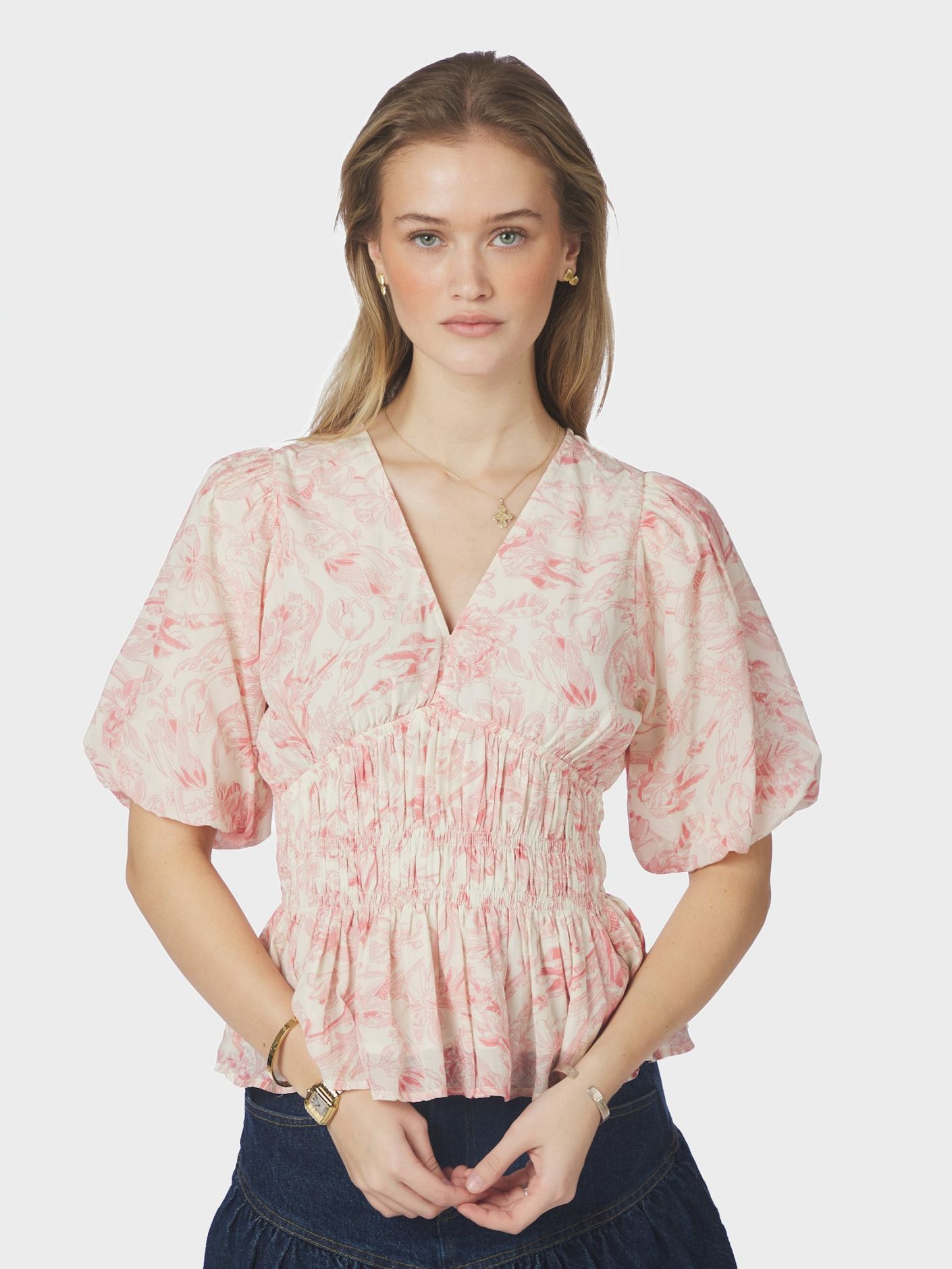 NEO NOIR Minutti Print Blouse