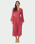 NEO NOIR Annelie Solid Crepe Dress