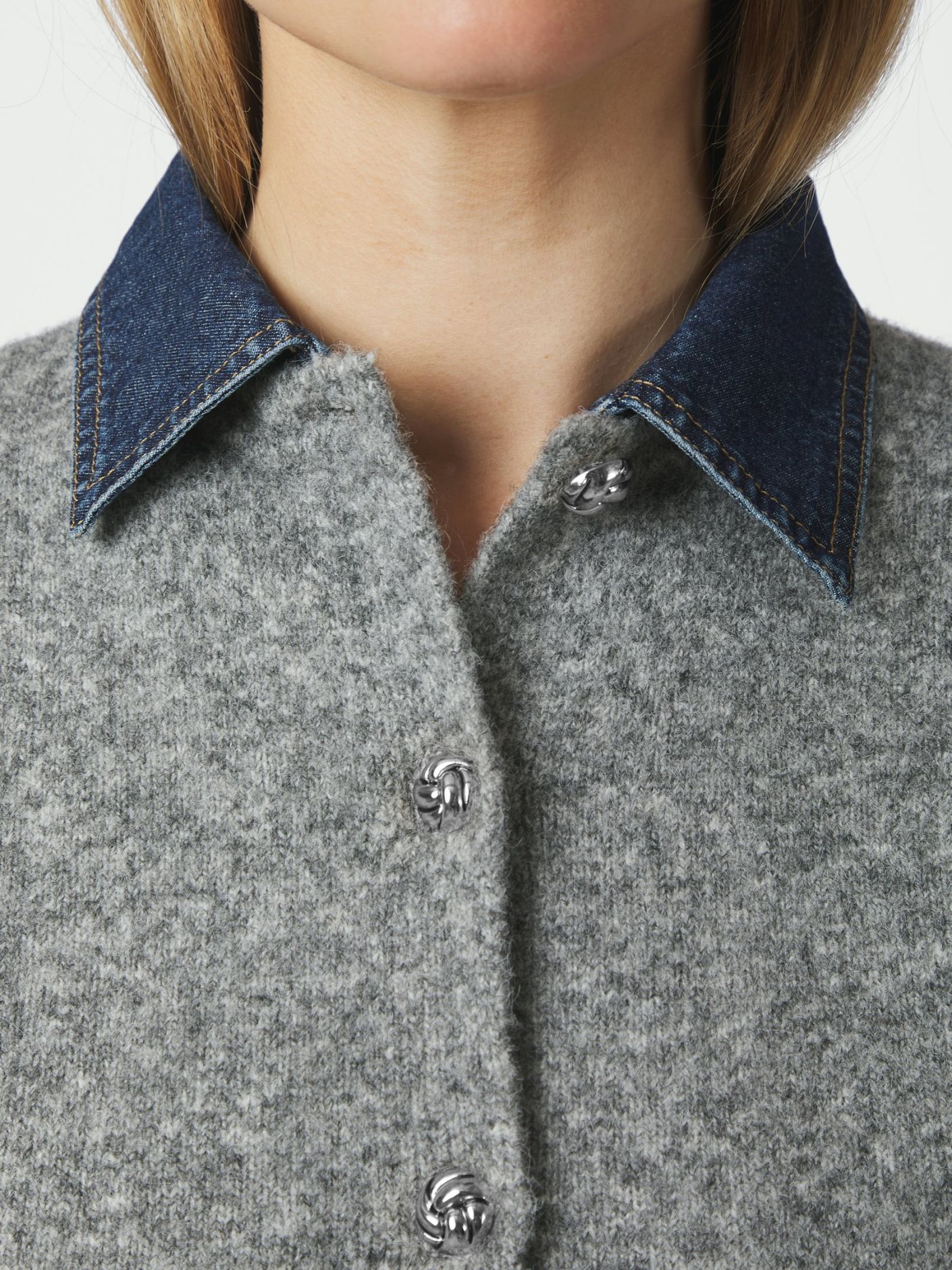 NEO NOIR Amoria Knit Cardigan
