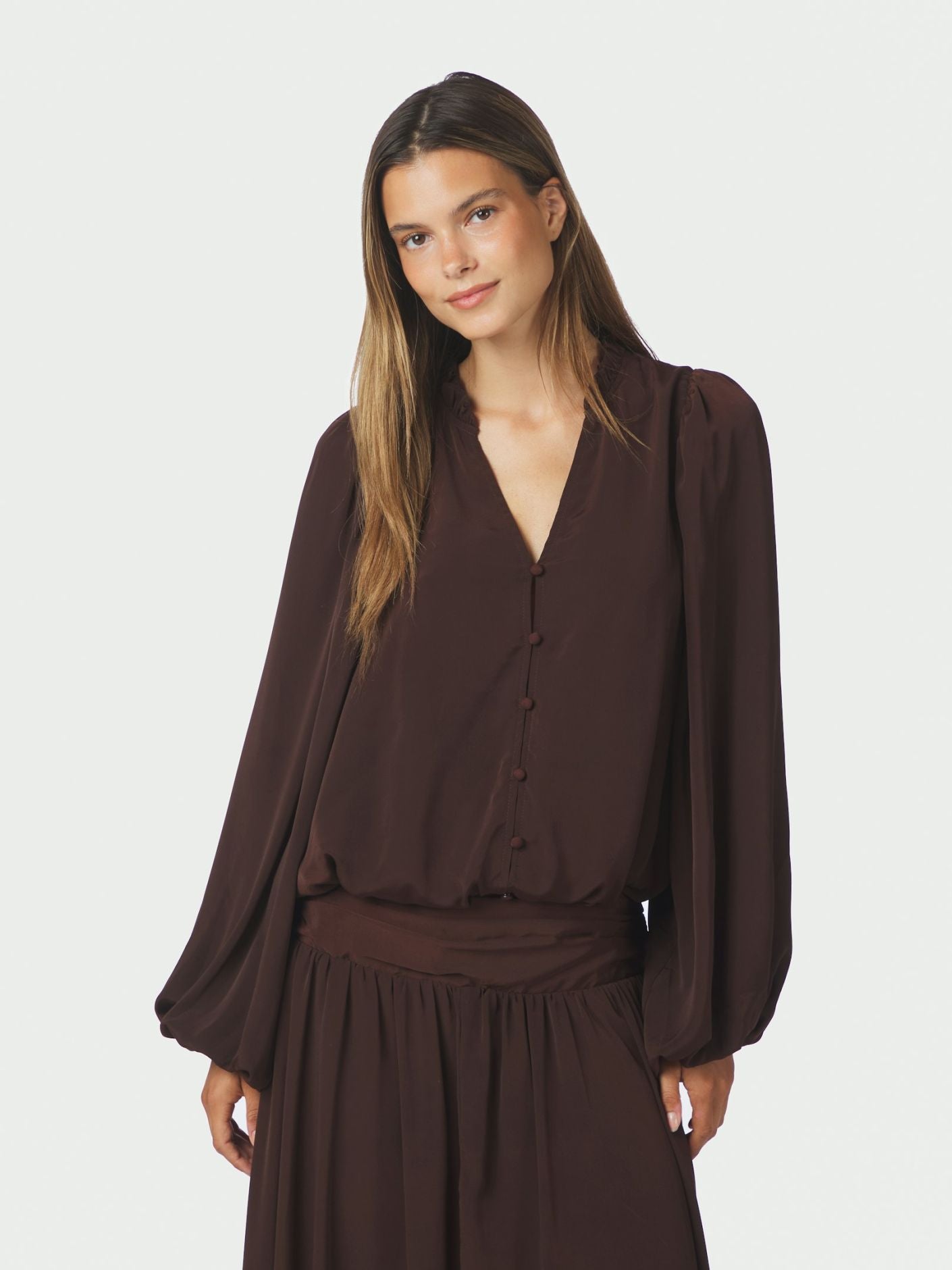 NEO NOIR Vivette Woven Blouse