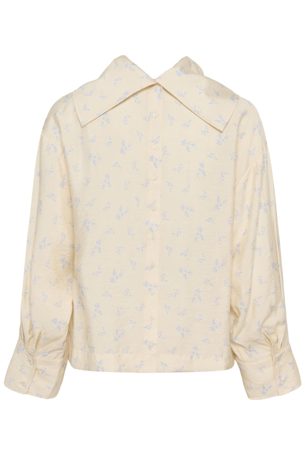 SOAKED Eneya Printed Funnel Blouse LS