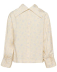 SOAKED Eneya Printed Funnel Blouse LS