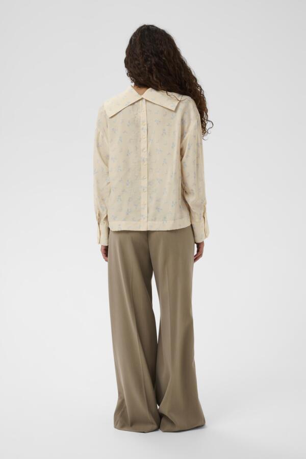 SOAKED Eneya Printed Funnel Blouse LS