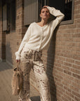 SOAKED Clero Flared Printed Pants