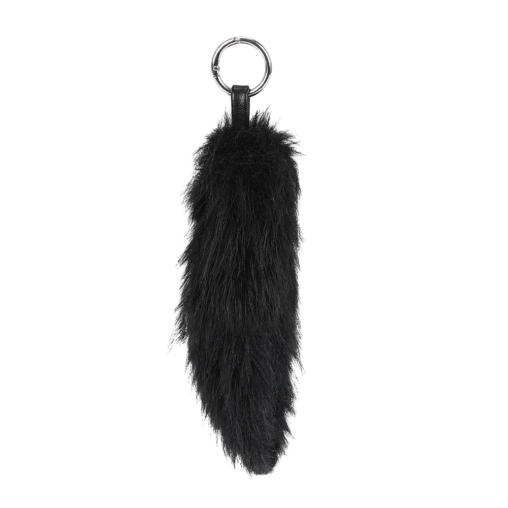 ULRIKA DESIGN 35-3532-0Charm, svans fuskpäls, silvermet.