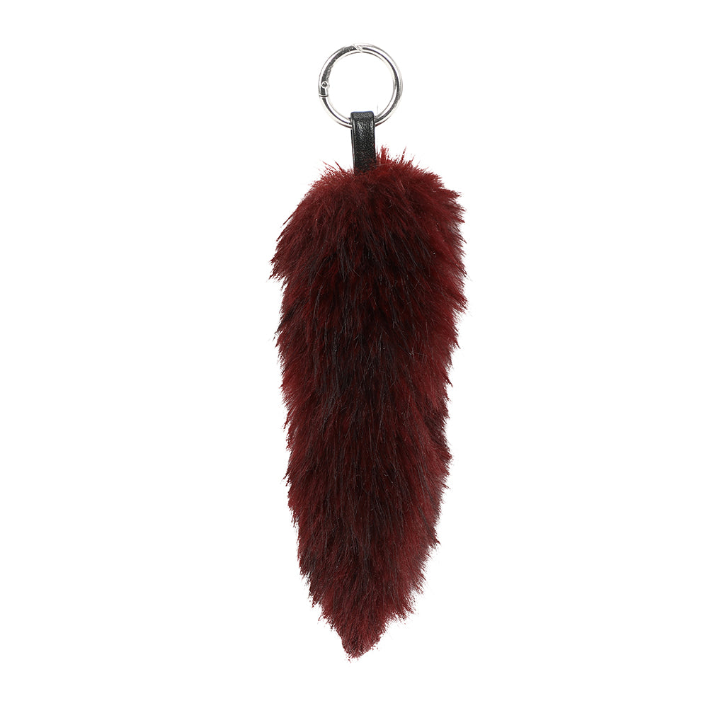ULRIKA DESIGN 35-3532-116Charm, svans fuskpäls, silvermet.