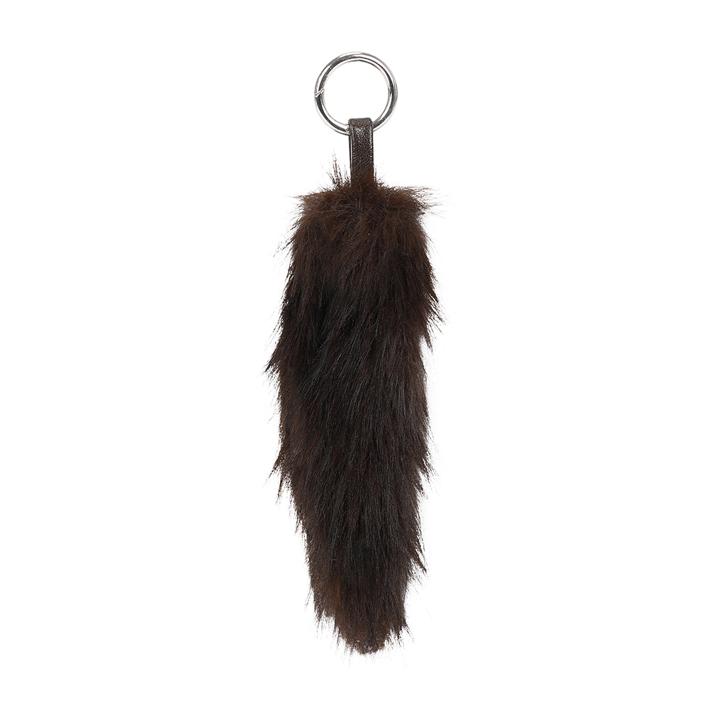ULRIKA DESIGN 35-3532-99Charm, svans fuskpäls, silvermet.