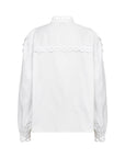 LEVETE ROOM ISLA SOLID BLOUSE 115 WHITE