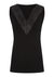 I SAY TOPP NILLA VNECK TOP BLACK