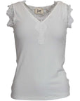 I SAY DEE LACE TOP WHITE