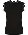 I SAY DEE LACE TOP BLACK