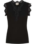 I SAY DEE LACE TOP BLACK