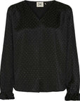 ISAY  Delta Shiny Blouse BLACK