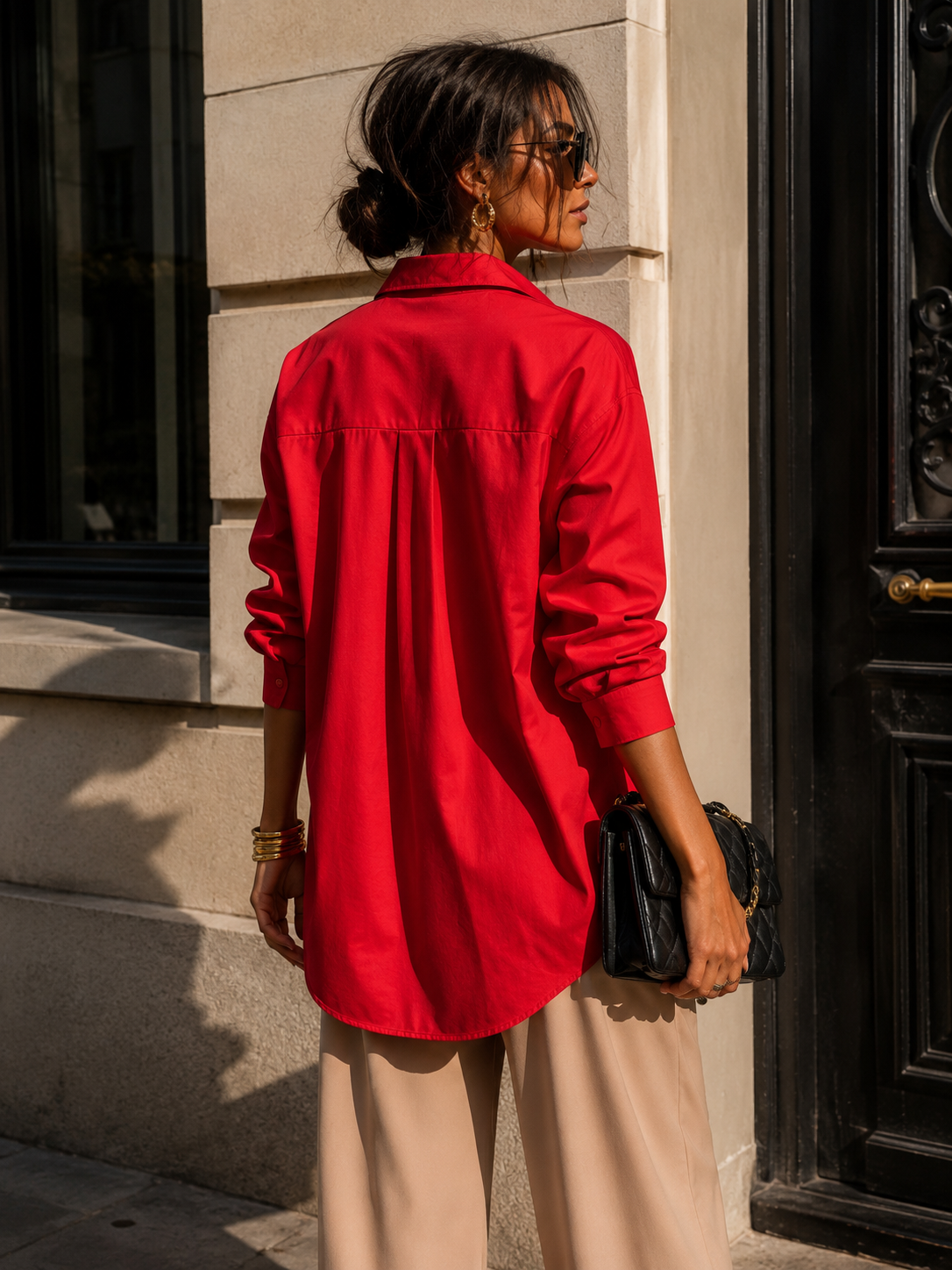 BY NAGY OVERSIZE SKJORTA CH301