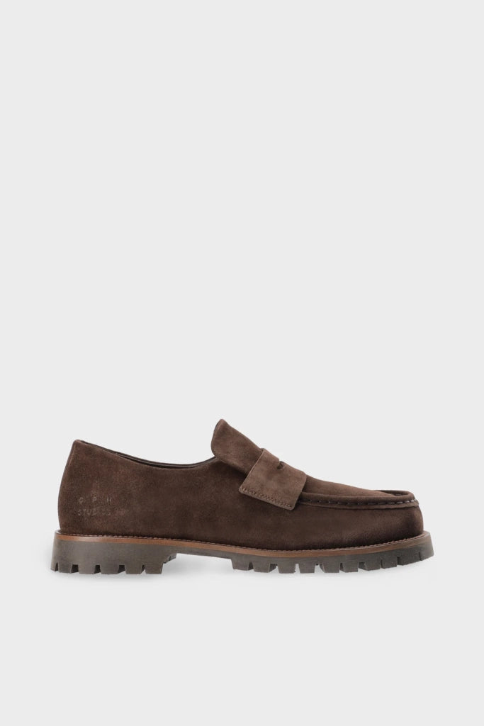 COPENHAGEN STUDIOS CPH848 suede loafer chocolate