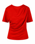 COSTER Sweat blouse with draped detail
