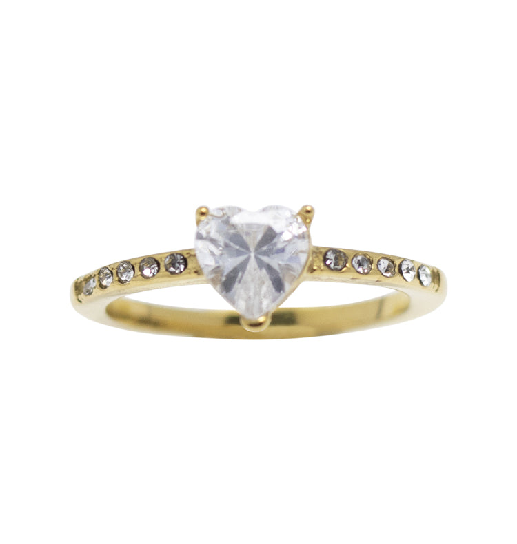 WOS Mi Amore ring gold/clear