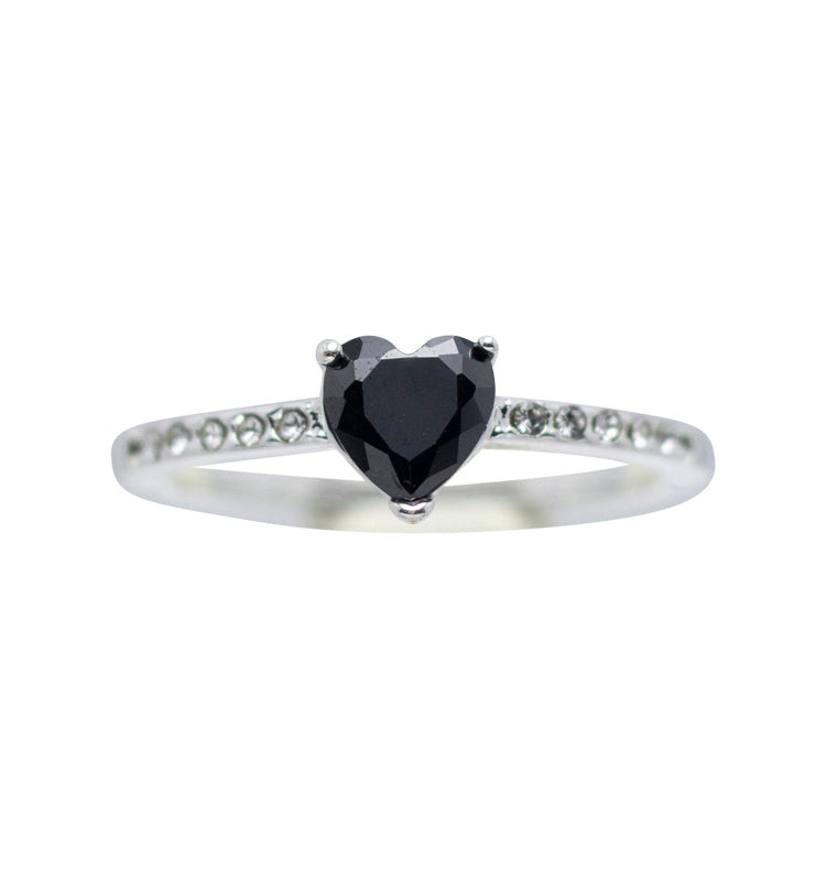 WOS Mi Amore ring silver/black