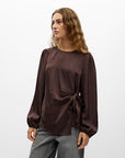 OBJECT CHILLI L/S RE O-NECK TOP