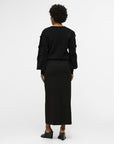 OBJECT LISA MW LONG SKIRT BLACK
