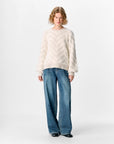 OBJECT HOLLOW L/S RE KNIT PULLOVER NOOS