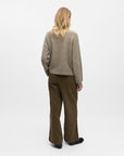 OBJECT DIANA LS RE ZIP HIGH NECK KNIT NOOS