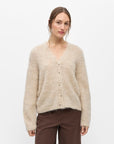 OBJECT HARRY L/S LO KNIT CARDIGAN NOOS