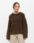 OBJECT HARRY L/S LO KNIT PULLOVER NOOS