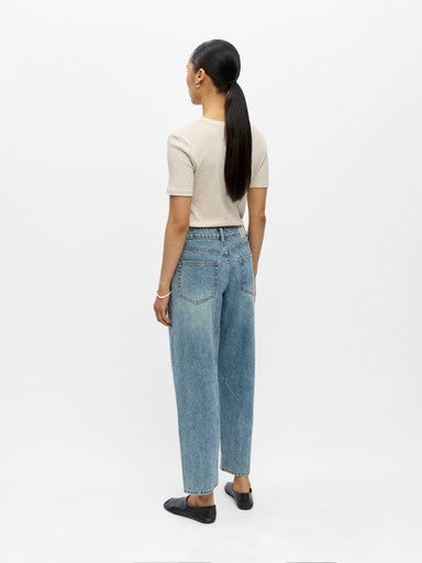 OBJECT MIU ZOE MW BARREL ANKLE JEANS