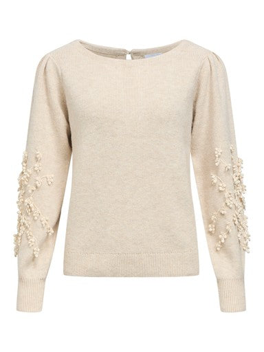 OBJJUCCA L/S RE KNIT PULLOVER