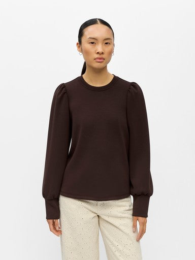 OBJECT ANDREA RE L/S O-NECK TOP NOOS