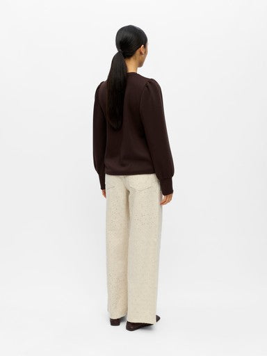 OBJECT ANDREA RE L/S O-NECK TOP NOOS
