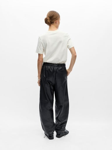 OBJECT PELIN BALLOON LEATHER PANTS